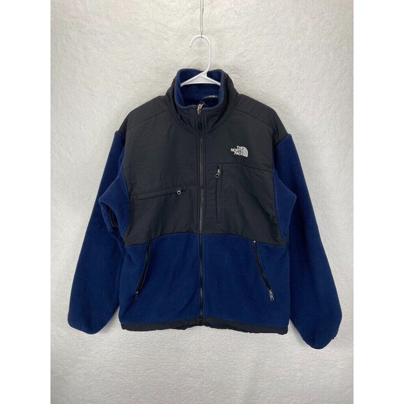 The North Face Denali Fleece Jacket Men’s Size M Blue Full Zip Winter Outdoor - Picture 1 of 9